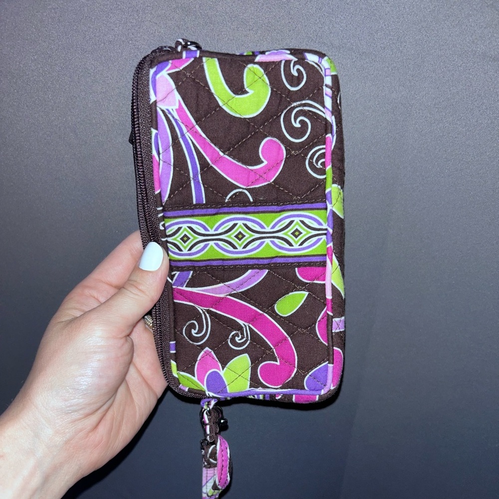 Vera Bradley Multicolor Quilted Wristlet